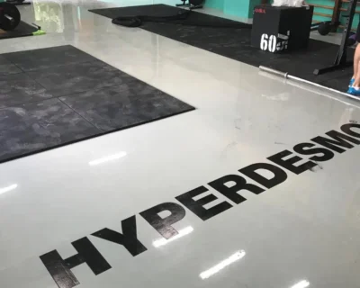 Fitness Flooring Solution in Panhellinios weightlifting hall.