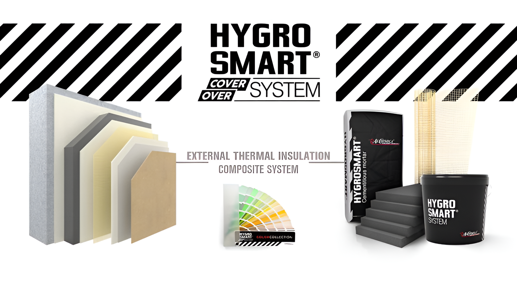 Systems - External Thermal Insulation - HYGROSMART® Cover Over System is a certified external thermal insulation solution with high-quality, easy-to-apply products from ALCHIMICA®.