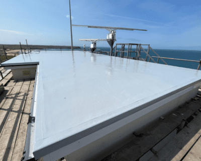 Firing Range Roofing Renewal, in Castlemartin, Wales