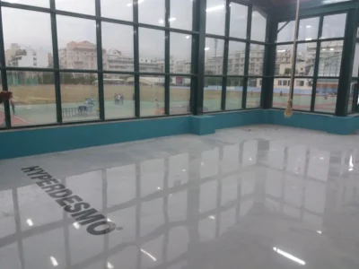 Case Studies - Fitness Flooring Solution in Panhellinios Weightlifting Hall