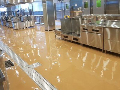 Case Studies - Industrial Polyurethane Flooring System in Hospital’s Kitchen, Korea